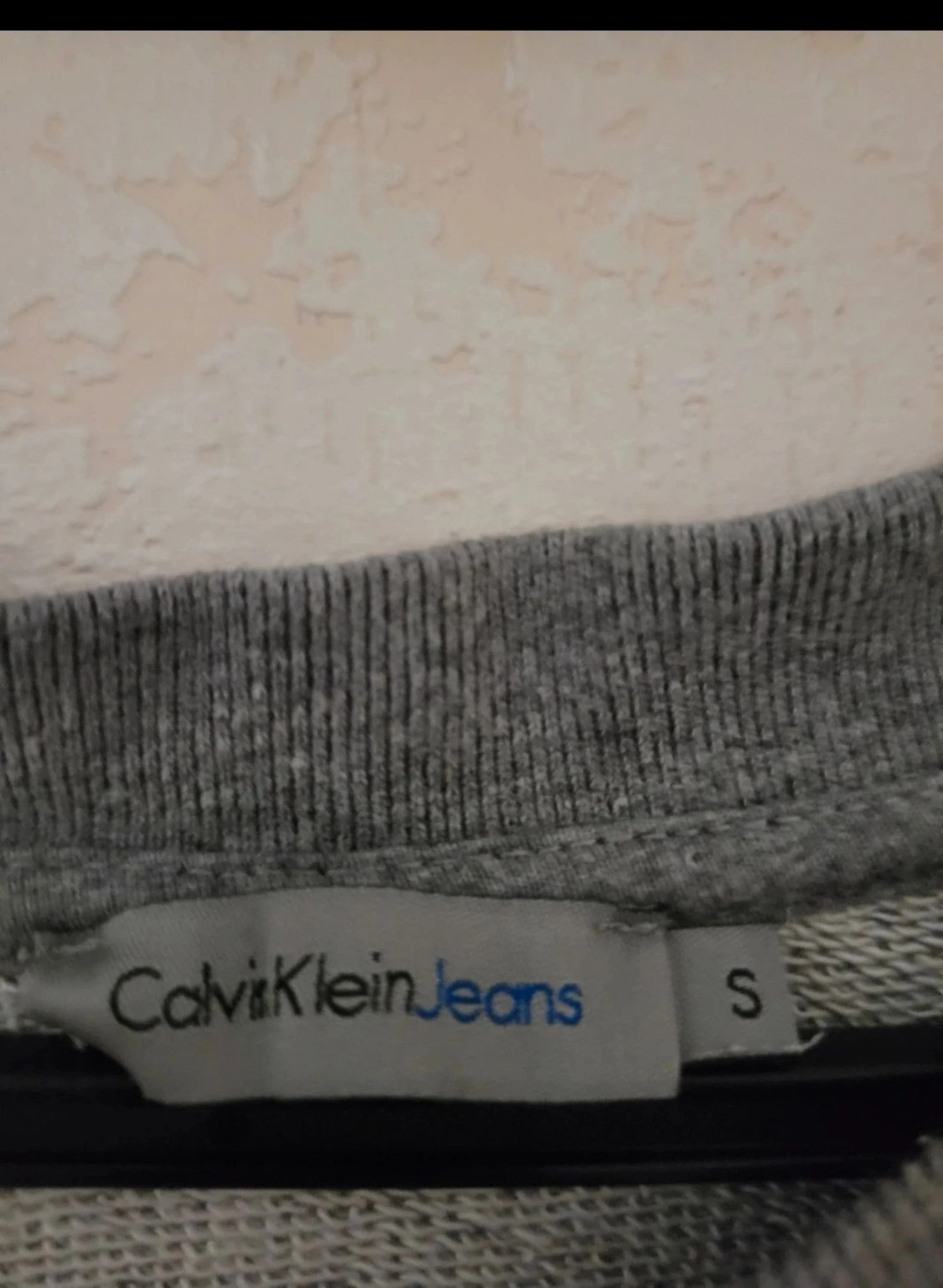 Vestido moletom cinza com bolso Calvin Klein Jeans tamanho S – photo 6